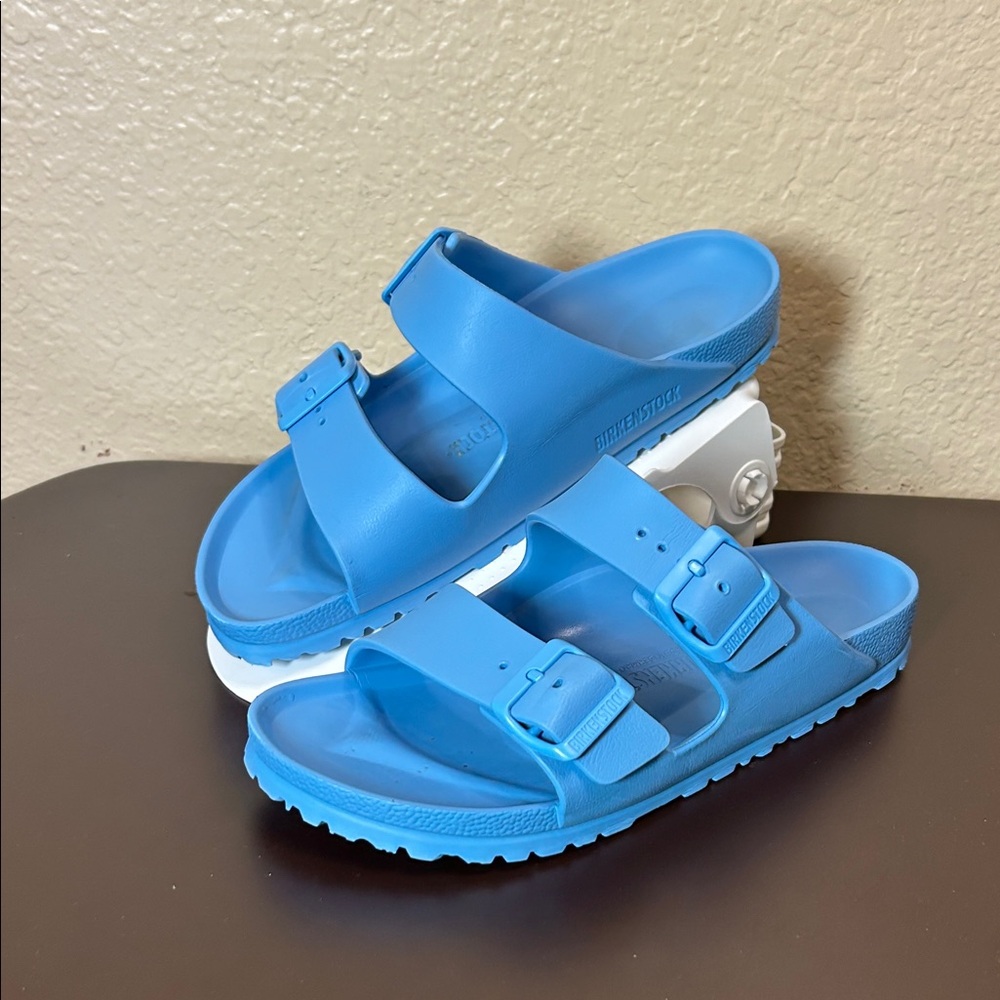 Birkenstock  Bright Blue Sandals SIZE 39